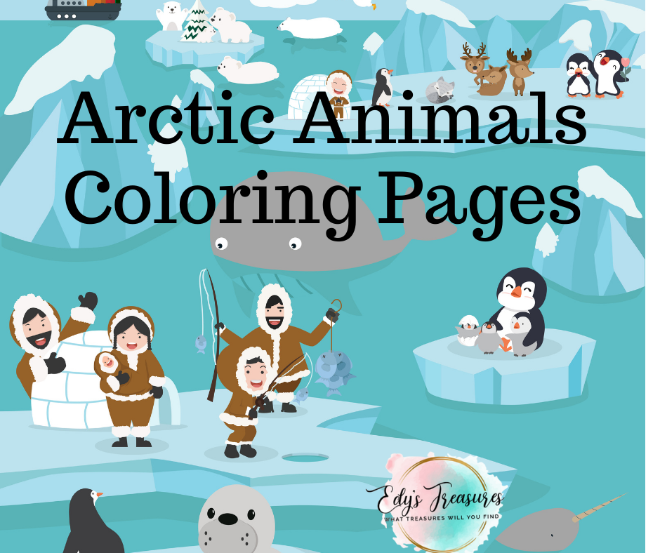 Arctic Animals Coloring Pages - Edy's Treasures
