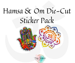 Hamsa & Om Die-Cut Sticker Pack - Edy's Treasures