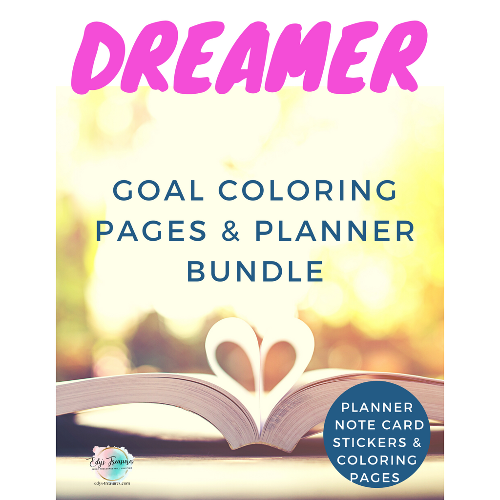 Goal Coloring Pages & Planner Bundle - Edy's Treasures