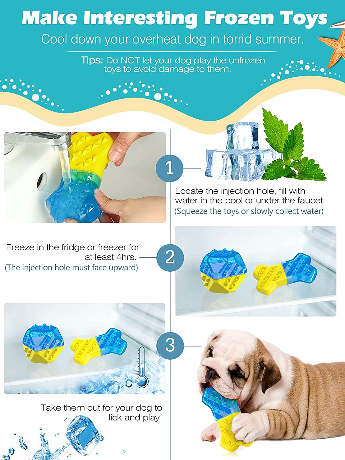 Chill Chewable Dog Toy for Small to Medium - Edy's Treasures