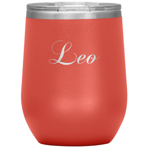 Leo Zodiac Wine Tumbler - Edy's Treasures