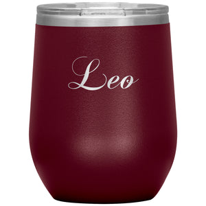 Leo Zodiac Wine Tumbler - Edy's Treasures