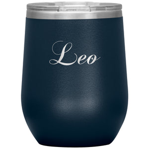 Leo Zodiac Wine Tumbler - Edy's Treasures