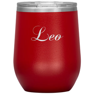 Leo Zodiac Wine Tumbler - Edy's Treasures