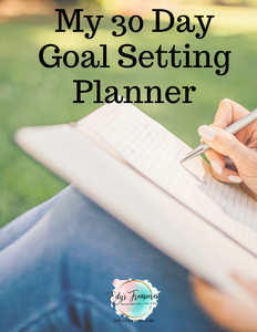 My 30-Day Goal Setting Planner - Edy's Treasures