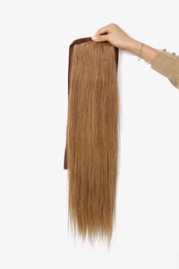 24" 130g #10 Ponytail Straight Human Hair