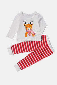 Kids' Reindeer Christmas Pajamas Set - Edy's Treasures