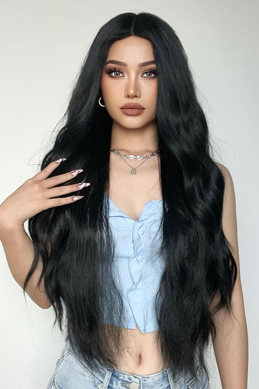 Long Wave Synthetic Wigs 28''