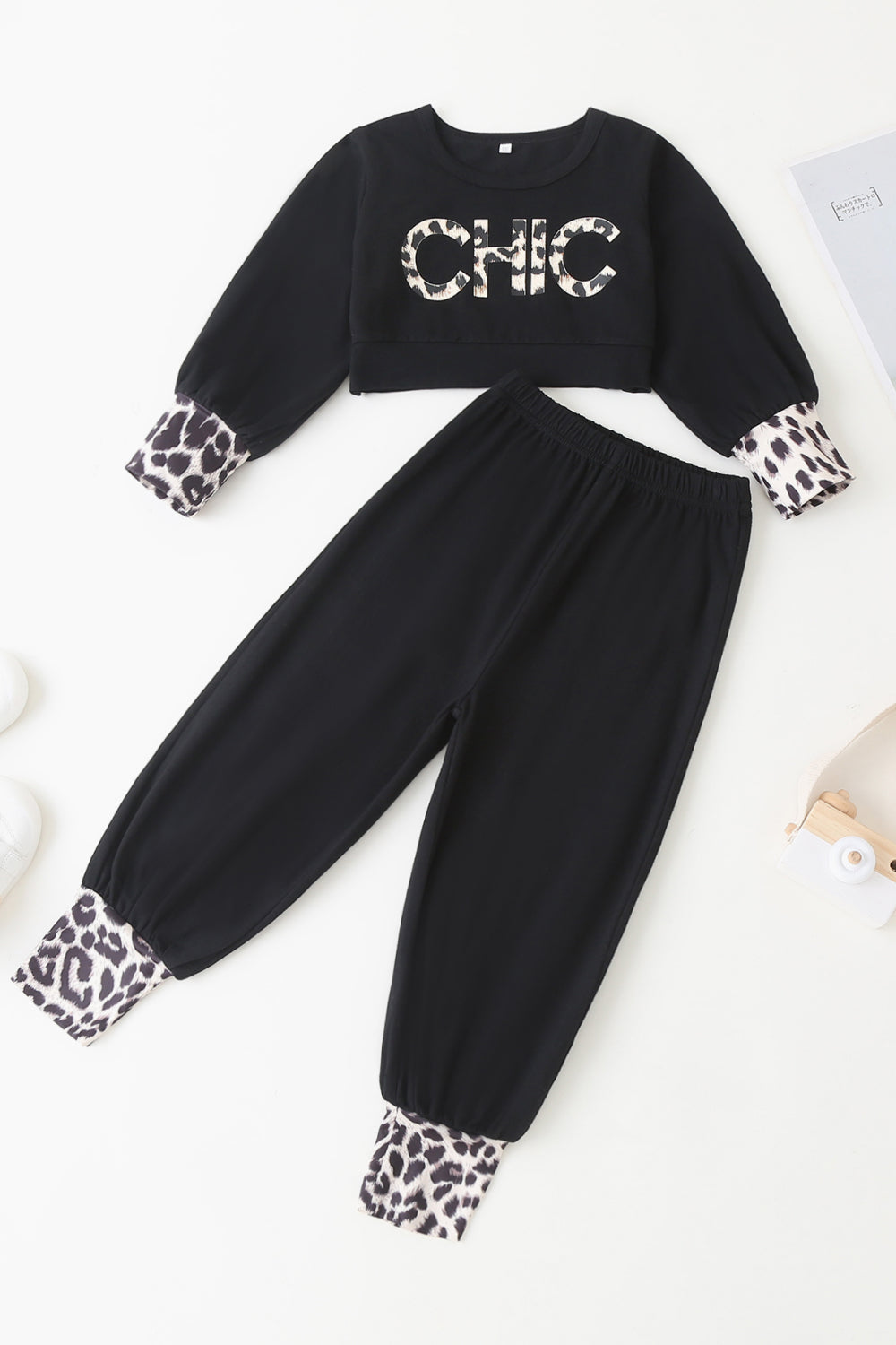 Girls Crop Top and Pants Set - Edy's Treasures