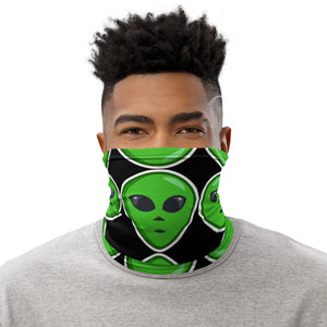 Unisex Made In The USA Green Alien, Face mask, Dust Mask, Headband, Washable Mask ,Reusable Mask, Neck Gaiter - Edy's Treasures