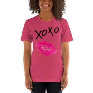XOXO Lips Short-Sleeve Woman's T-Shirt - Edy's Treasures