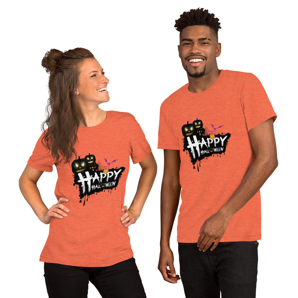 Happy Halloween Short-Sleeve Unisex T-Shirt - Edy's Treasures