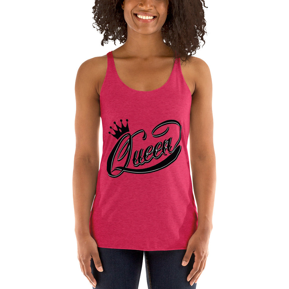 Queen Racerback Women's Tank Top - Edy's Treasures