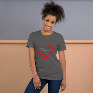 I Am Love Short-Sleeve Unisex T-Shirt - Edy's Treasures